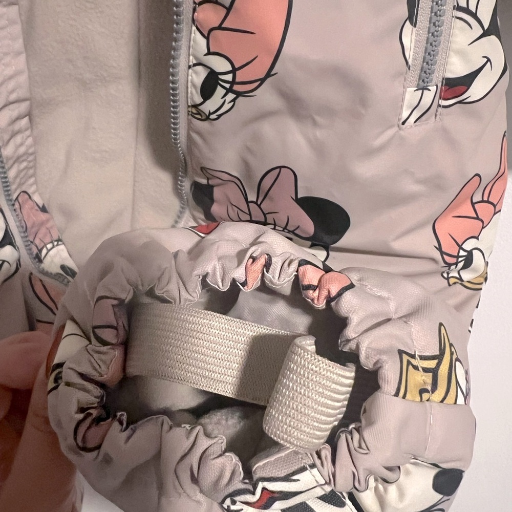 Minnie Mouse Water Repellent Snowsuit|Swimsuit:12months| Light Taupe - Picture 10 of 11